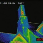 Jersey Infrared Consultans documents abnormal thermal pattern during an infrared inspection of a building envelope